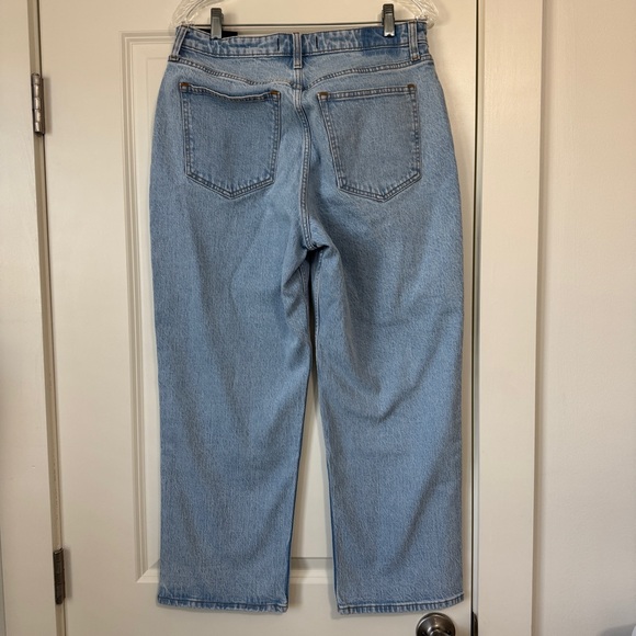 NEW Abercrombie & Fitch 30 10 Short Curve Love Vintage Straight High Rise Jeans - Picture 3 of 9